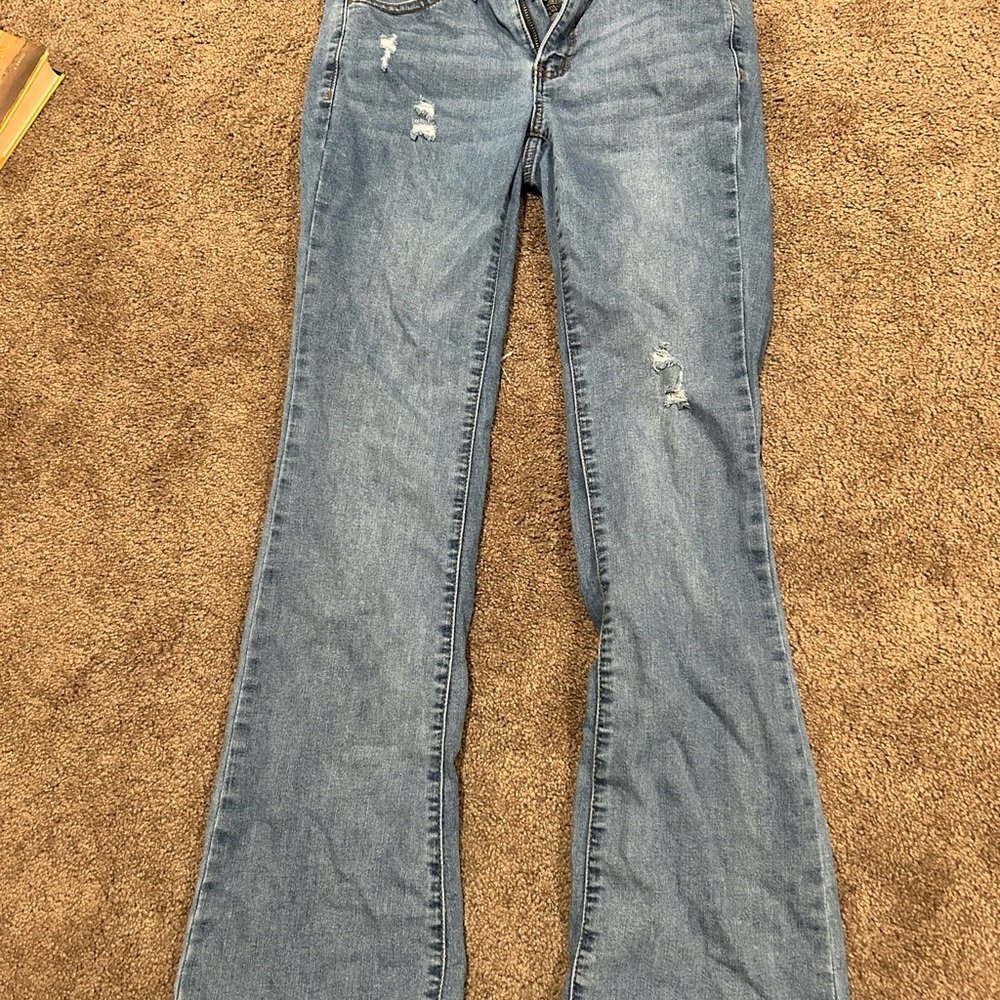Women's Blue Flared Jeans